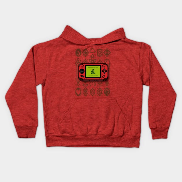 Press Start To Play Press Pause To Adult Kids Hoodie by AfricanAetherZa